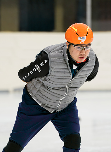 Special Olympics skater Phillip
