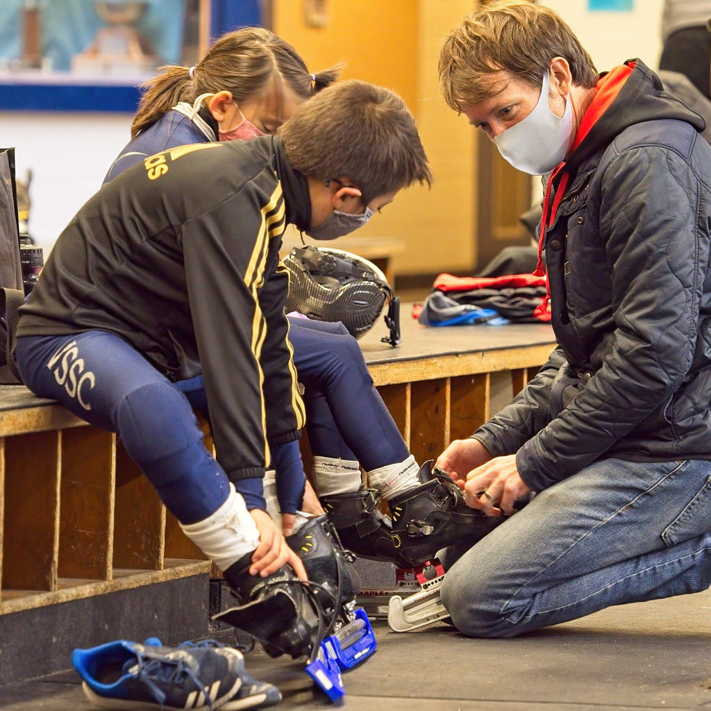 Volunteers at Vancouver Speed Skating Club